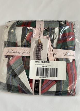 Пижама фланелевая victoria’s secret flannel оригинал клетка2 фото