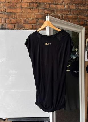Desigual women's vintage black short sleeve tunic top женская туника, топ6 фото