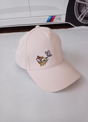 C&a disney. кепка бейсболка розовая. хлопок.