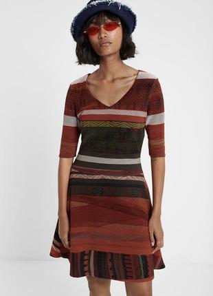 Desigual women's boho striped dress женское платье5 фото