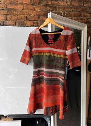 Desigual women's boho striped dress женское платье6 фото