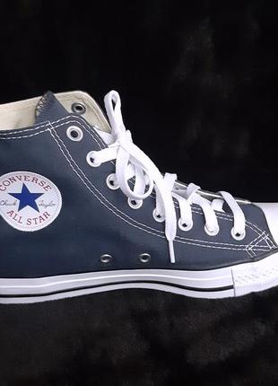 Кеди converse сині (високі)3 фото