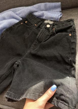 Стильные джинсовые шорты с высокой посадкой 💣5 фото