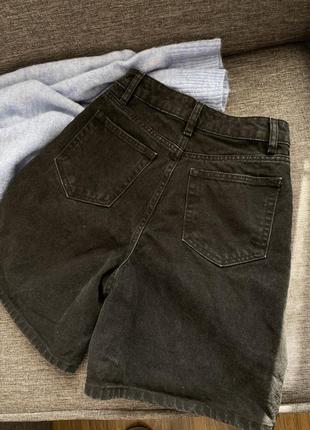 Стильные джинсовые шорты с высокой посадкой 💣7 фото