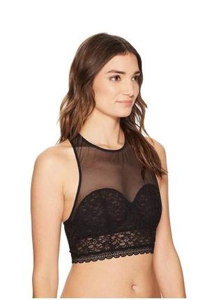 Бюстгальтер free people stay with me soft bra black, xs10 фото