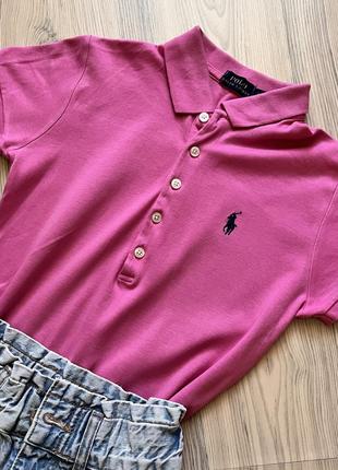 Рожева теніска жіноча polo 👚