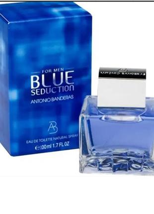 Мужская туалетная вода antonio banderas blue seduction for men 100 мл1 фото