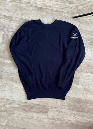 Шерстяной винтажный свитер от lyle &amp; scott