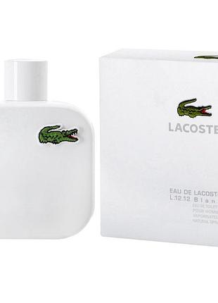 Мужская туалетная вода eau de lacoste l. 12.12 blanc 100 мл
