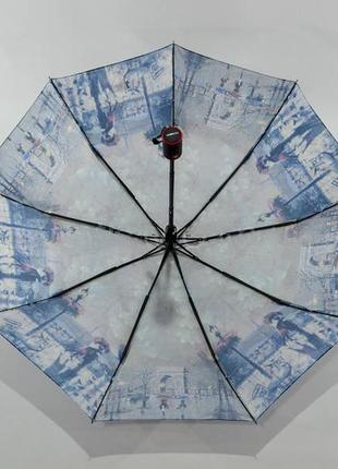 Сатиновый женский зонт полуавтомат