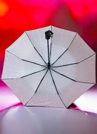 Женский стильный зонт полуавтомат с системой антиветер5 фото
