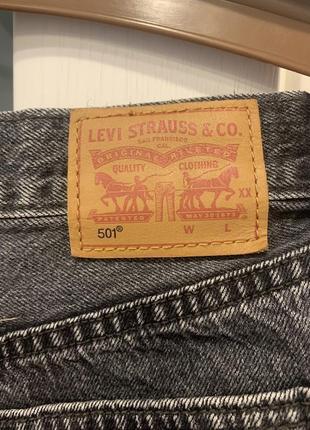 Рваные шорты levi’s 501, оригинал4 фото