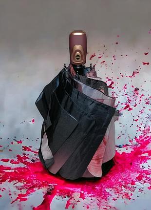 "floral fusion" - женский складной зонт с карбоновыми спицами, автоматическим...