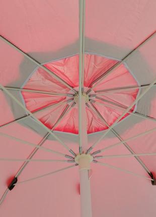 Зонт большой, торговый, пляжный, садовый 3 м, 10 спиц с  клапаном7 фото