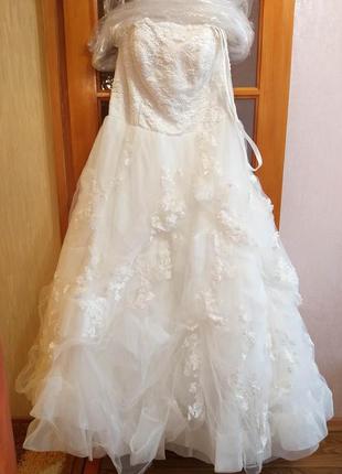 Свадебное платье плюс сайз, весит 80 000 грн (2000 евро)4 фото