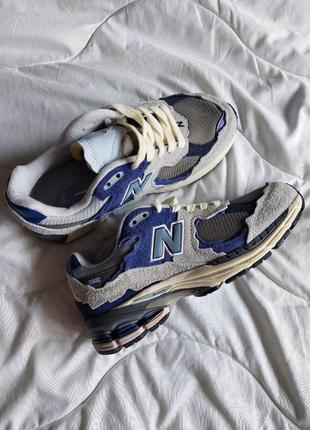 Мужские кроссовки new balance 2002r light blue2 фото