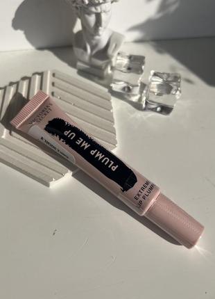 Блиск для губ плампер збільшуючий губи victoria's secret plump me up almost nude lip plumper