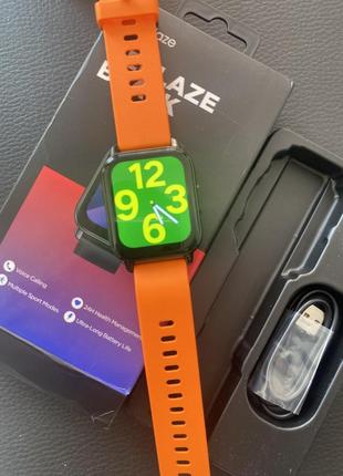 Смарт часы zeblaze btalk черный глянец