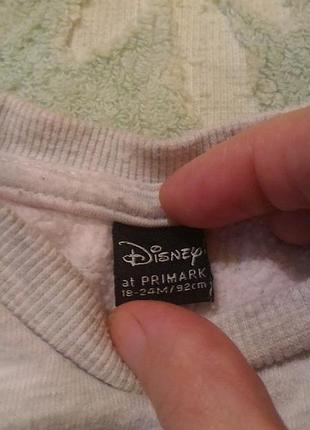 Кофточка детская тёплая disney 2
