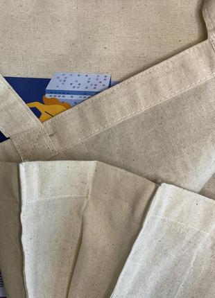 Екосумка, торба, шопер обʼємний бежевий з ексклюзивним патріотичним авторським принтом україна, бренд “малюнки”7 фото