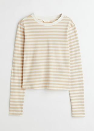 Лонгслів у смужку h&m,p. m