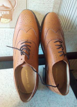 Туфлі чоловічі бренду samuel windsor original england