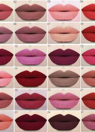 Матовая помада aden liquid lipstick аден 20 номер3 фото