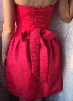 Новое нарядное платье asos xs/s рожеве в стиле барби7 фото