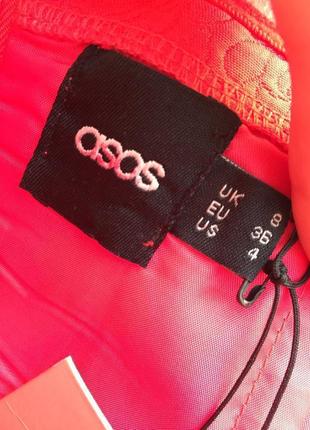 Новое нарядное платье asos xs/s рожеве в стиле барби8 фото