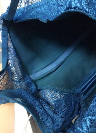 Miamor corset obessive бирюзовый корсет с кружевом стринги в комплекте6 фото