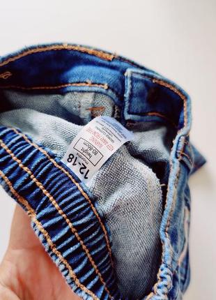 Мягкие джинсы на резинке артикул: 166113 фото