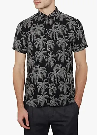 Шведка мужская рубашка с пальмами от ted baker