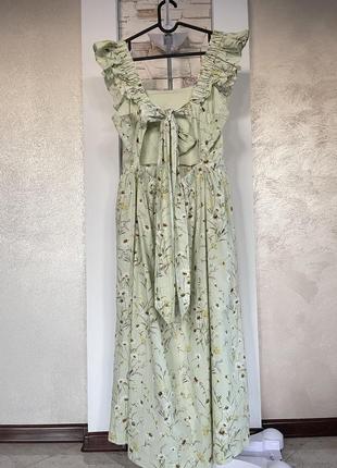 Платье с полевыми цветами h&amp;m4 фото