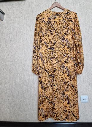 Гарне якісне плаття анімалістичний принт kitri, 100% віскоза, оригінал7 фото
