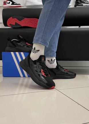 Кроссовки adidas x9000 l3 core black/red2 фото
