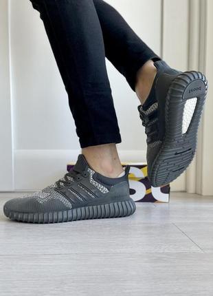Кроссовки adidas ultraboost, хаки, беговые, сетка8 фото