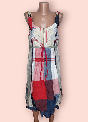 Сарафан печворк desigual