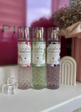 Спрей парфюмированный bath and body works gingham fresh оригинал3 фото