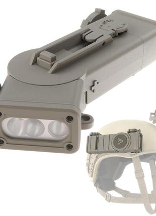 Ліхтар налобний mactronic storm 1lp (100 lm) white/red/green/blue/ir led (thl0051)