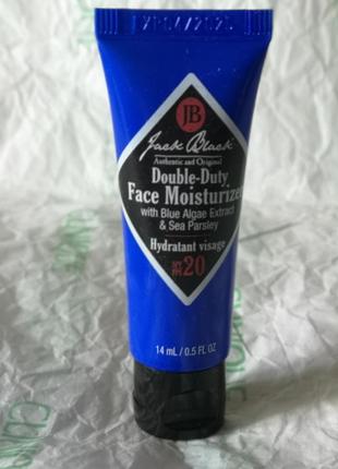 Зволожуючий крем подвійної дії jack black skin care double duty face moisturizer, 14 мл