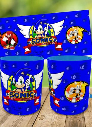 Кружка сонік,кружка з принтом,чашка на подарунок,друк на чашках