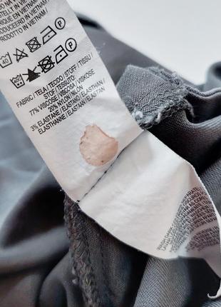 Женские серые брюки леггинсы на молнии сбоку от бренда primark3 фото
