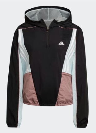 Женская спортивная куртка (ветровка, топ) adidas hyperglam hooded track top4 фото