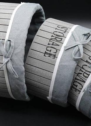 Ящик дерев'яний декоративний з тканиною. 23х11см2 фото