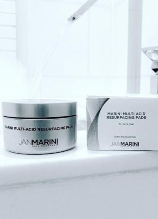 Мультикислотні серветки для обличчя jan marini marini multi-acid resurfacing pads 30 шт