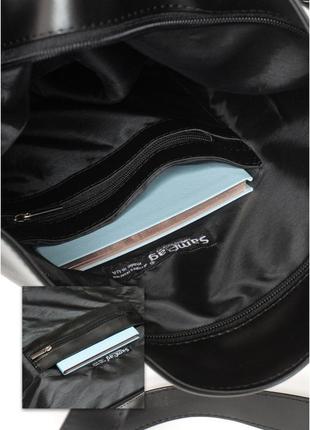 Жіноча сумка sambag shopper black9 фото