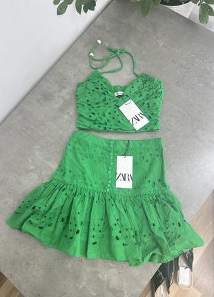Шикарний костюм в прошву від zara2 фото
