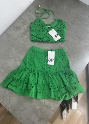 Шикарний костюм в прошву від zara5 фото