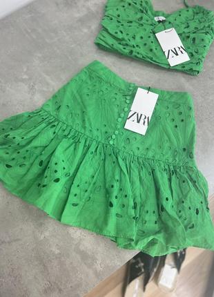 Шикарний костюм в прошву від zara6 фото