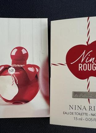 Пробник туалетна вода для жінок nina ricci nina rouge